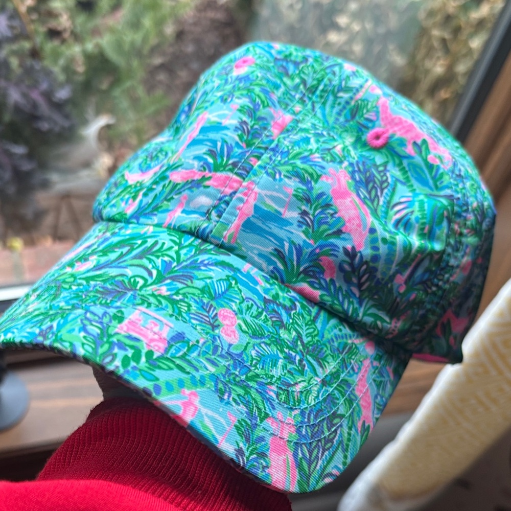 Euc! Lilly Pulitzer Tropical Print golf Cap